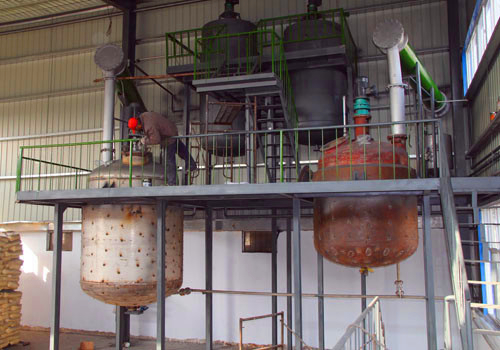森塔油漆廠(chǎng)反應(yīng)釜